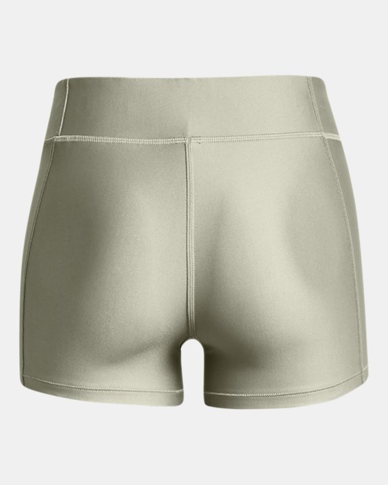 Pantaloncini HeatGear® Mid-Rise da donna, Green, pdpMainDesktop image number 4